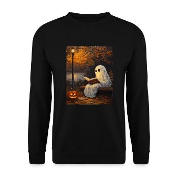 Cadeau d’Halloween Femmes Hommes Enfants Décoration - Sweat-shirt Unisexe - noir - Devant - Alina (178cm) & Michal (187cm)