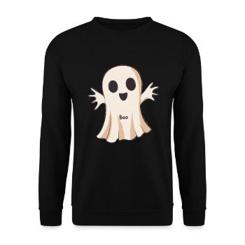 Cadeau d’Halloween Femmes Hommes Enfants Décoration - Sweat-shirt Unisexe - noir - Devant - Alina (178cm) & Michal (187cm)