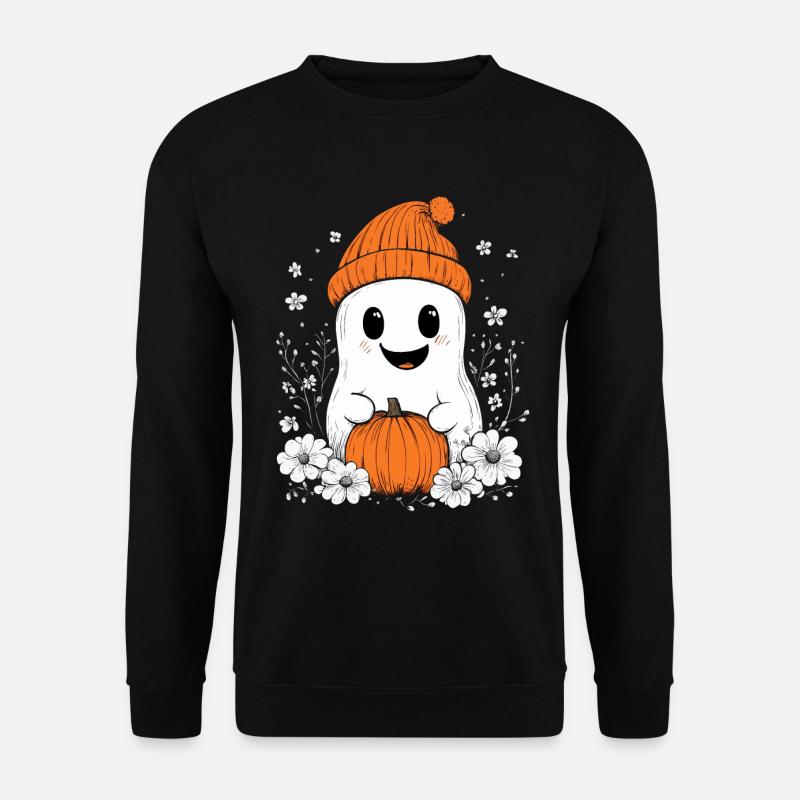 Halloween Geist Geschenk Frauen Männer Kinder Deko - Unisex Pullover - Schwarz