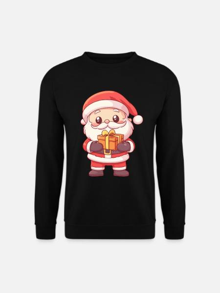 Père Noël Femmes Hommes Enfants Noël - Sweat-shirt Unisexe - noir