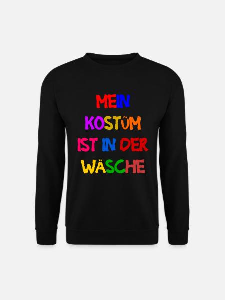 Karneval Kostüm Damen Geschenk Fasching Fastnacht - Unisex Pullover - Schwarz