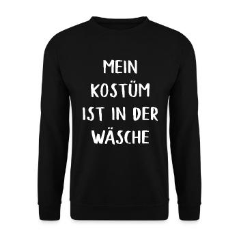 Costume de Carnaval Cadeau Femme Carnaval Carnaval - Sweat-shirt Unisexe - noir - Devant - Alina (178cm) & Michal (187cm)