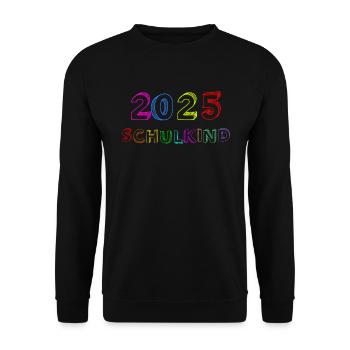 School Child 2025 Young Girls School Enrollment 2025 Decoration - Unisex Sweatshirt - black - Front - Alina (178cm) & Michal (187cm)