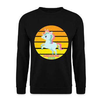 School Child 2025 Young Girls School Enrollment 2025 Decoration - Unisex Sweatshirt - black - Front - Alina (178cm) & Michal (187cm)
