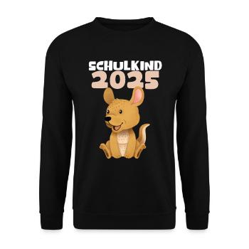 School Child 2025 Young Girls School Enrollment 2025 Decoration - Unisex Sweatshirt - black - Front - Alina (178cm) & Michal (187cm)