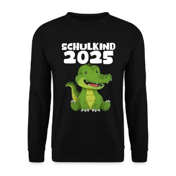 School Child 2025 Young Girls School Enrollment 2025 Decoration - Unisex Sweatshirt - black - Front - Alina (178cm) & Michal (187cm)