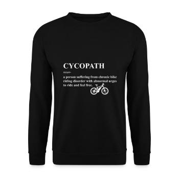 Cycopath - Unisex Pullover - Schwarz - Vorne - Alina (178cm) & Michal (187cm)