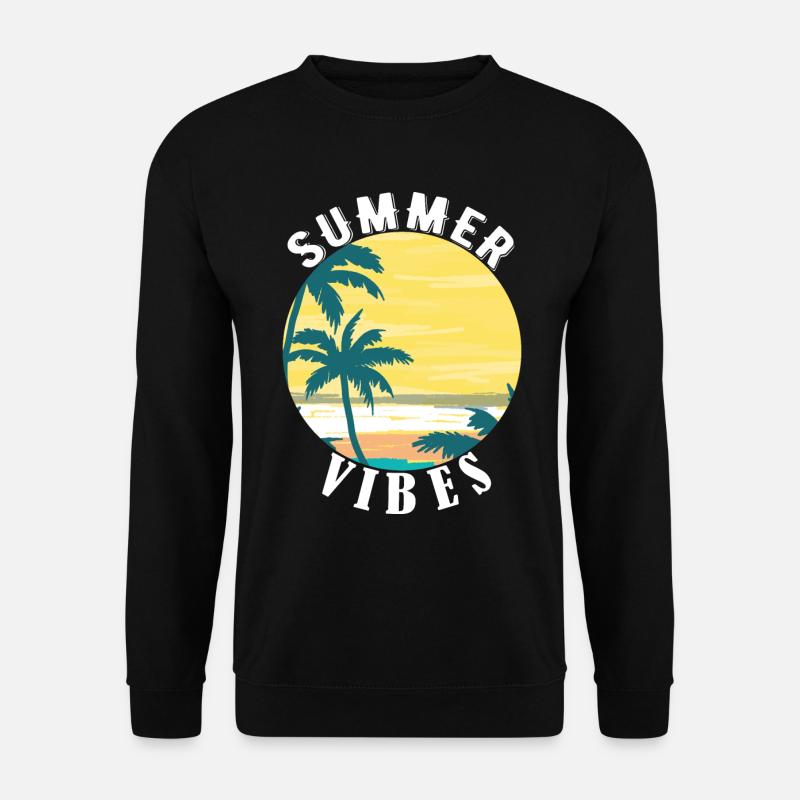Summer vibes - Unisex Pullover - Schwarz