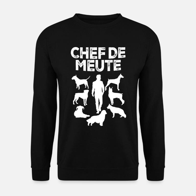 Chef de meute - Sweat-shirt Unisexe - noir