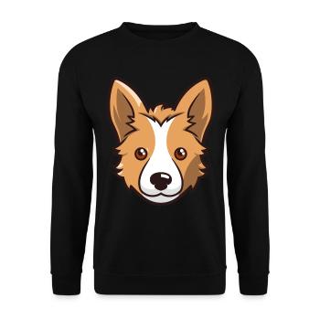 Conception de chien mignon pour les propriétaires de chiens - Sweat-shirt Unisexe - noir - Devant - Alina (178cm) & Michal (187cm)