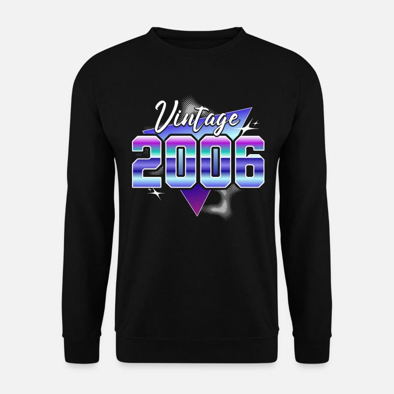 Retro 18th Anniversary 2006 - Unisex Sweatshirt - black