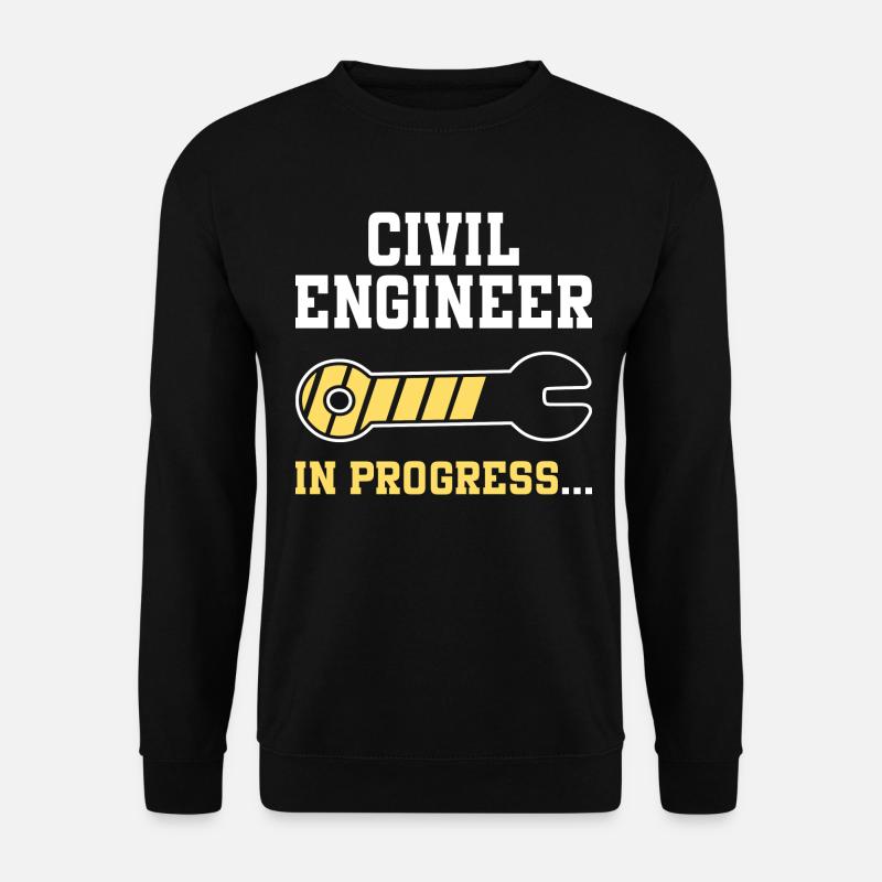 Engineering Future Civil Engineer - Unisex Sweatshirt - black