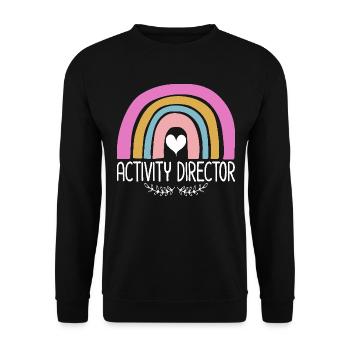 Assistant Business Director Team - Unisex Sweatshirt - black - Front - Alina (178cm) & Michal (187cm)