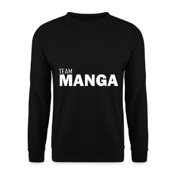 Manga - Sweat-shirt Unisexe - noir - Devant - Alina (178cm) & Michal (187cm)