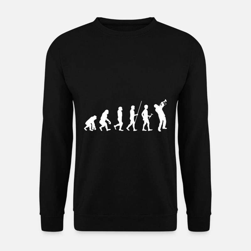 Trompette trompette cadeau Evolution Jazz - Sweat-shirt Unisexe - noir