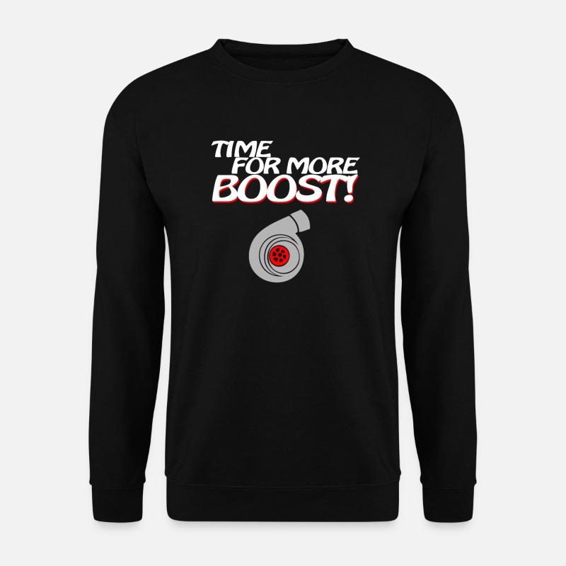 Il est temps pour plus de boost - Sweat-shirt Unisexe - noir