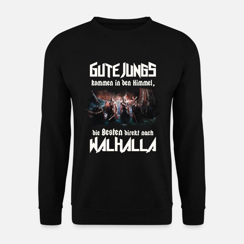 DIE BESTEN KOMMEN NACH WALHALLA - T-SHIRT - Unisex Pullover - Schwarz