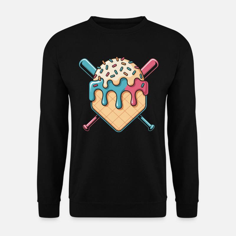Baseball Player - Unisex Sweatshirt - black