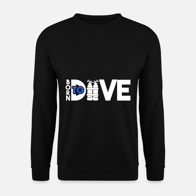 Dive Tauchen - Unisex Pullover - Schwarz