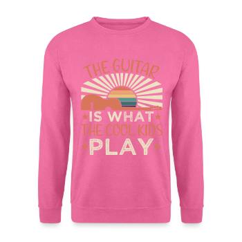 Witziger Gitarre Spruch - Unisex Pullover - Pink - Vorne
