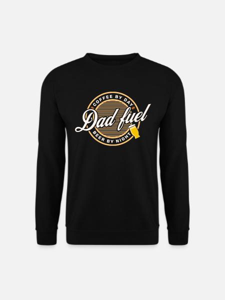 Humor Coffee Beer Daddy - Unisex Sweatshirt - black