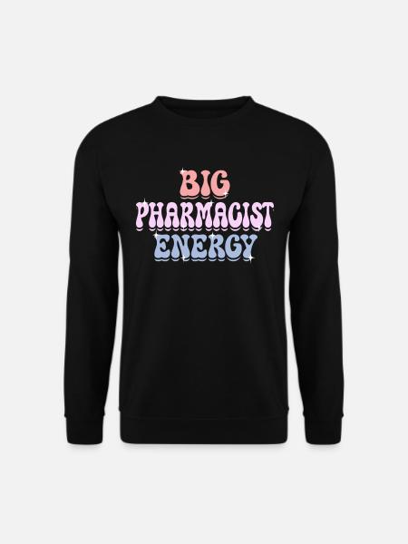 Energetic Pharmacist Female Pharmacist - Unisex Sweatshirt - black