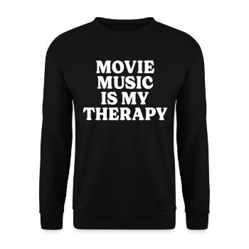 Fan Film Music Therapy Film Music - Unisex Sweatshirt - black - Front - Alina (178cm) & Michal (187cm)