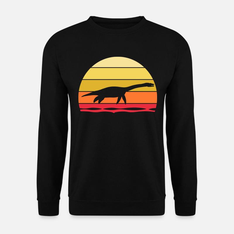 Archaeologist Dino Plesiosaur Dinosaur - Unisex Sweatshirt - black