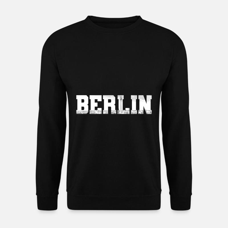 Berlin Skyline - Unisex Pullover - Schwarz