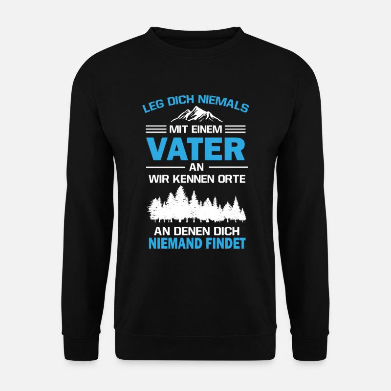 Vater, werdender Papa, Vater Geburt Geschenk - Unisex Pullover - Schwarz
