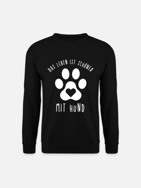 Hund - Unisex Pullover - Schwarz