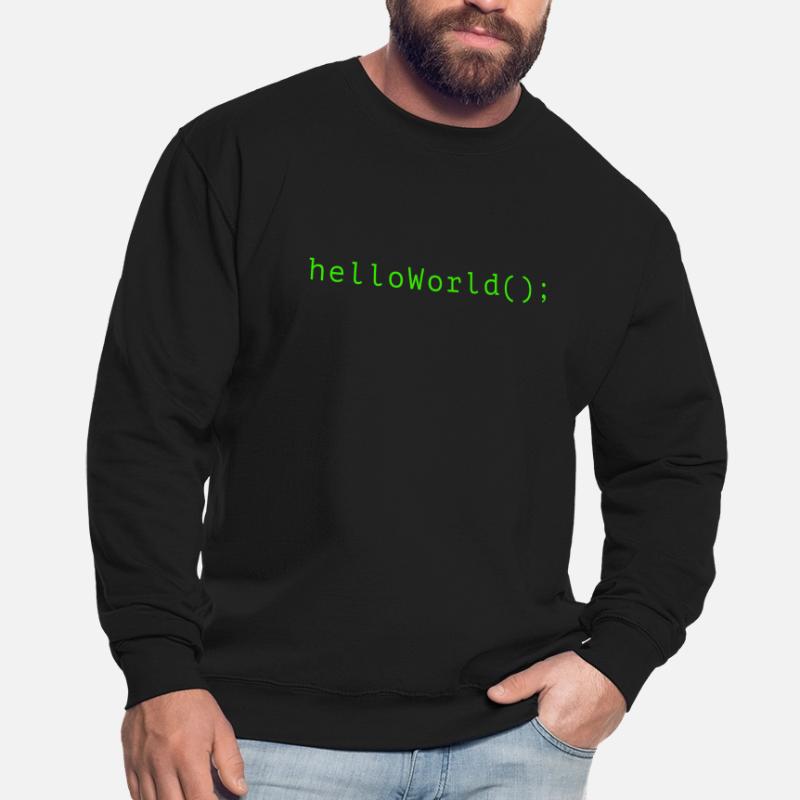 Code de programme HelloWorld Codage Informatik Sweat-shirt Unisexe