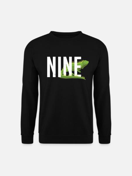 Geburtstag 9. Bartagame Echse Terrarium Geschenk - Unisex Pullover - Schwarz