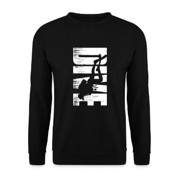 Dive scuba diver sea deep ocean gift - Unisex Sweatshirt - black - Front - Alina (178cm) & Michal (187cm)