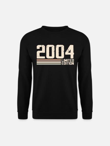 2004 Jahrgang 2004 Geburtstag 2004 Retro 2004 - Unisex Pullover - Schwarz