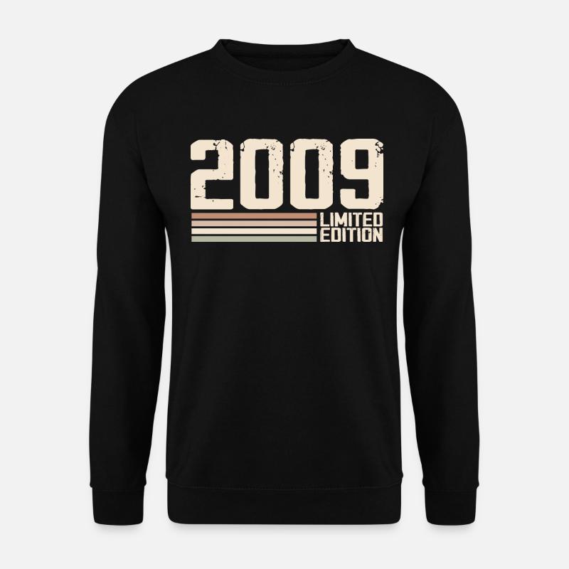 2009 Jahrgang 2009 Geburtstag 2009 Retro 2009 - Unisex Pullover - Schwarz