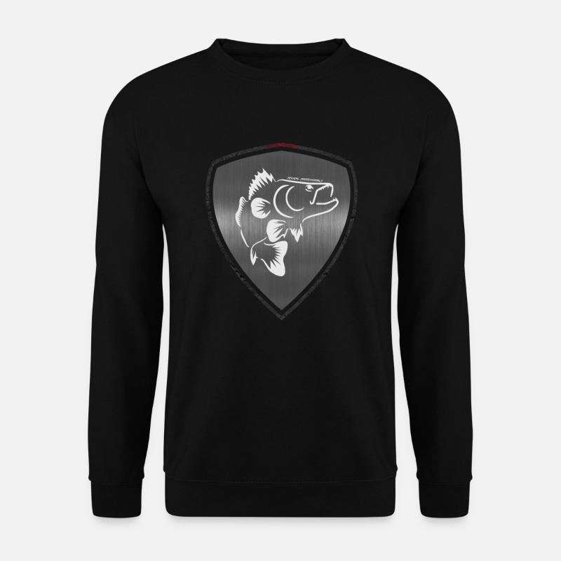 Angeln Zander - Unisex Pullover - Schwarz