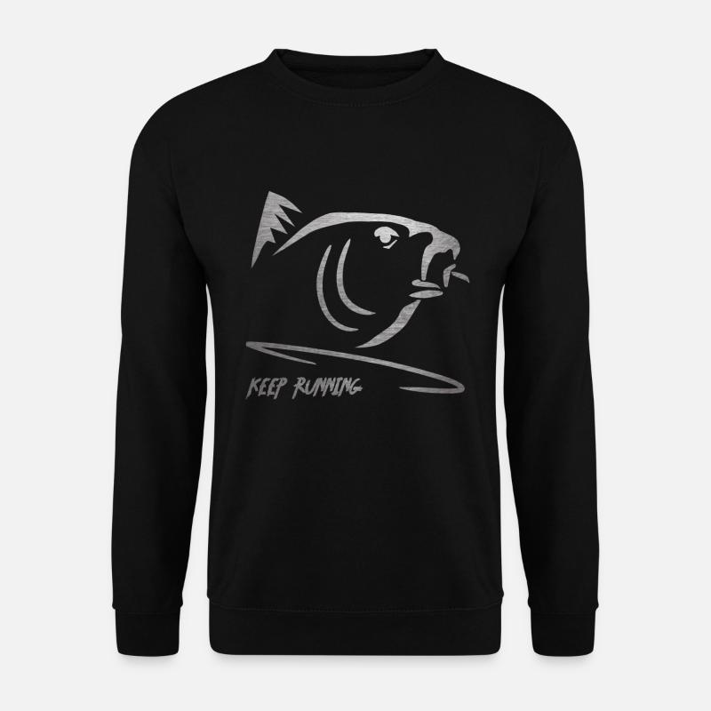 Karpfen Angeln Carphunter - Unisex Pullover - Schwarz