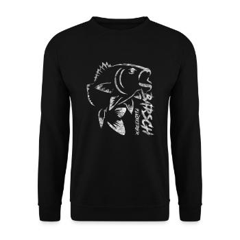 Perch professional fishing - Unisex Sweatshirt - black - Front - Alina (178cm) & Michal (187cm)