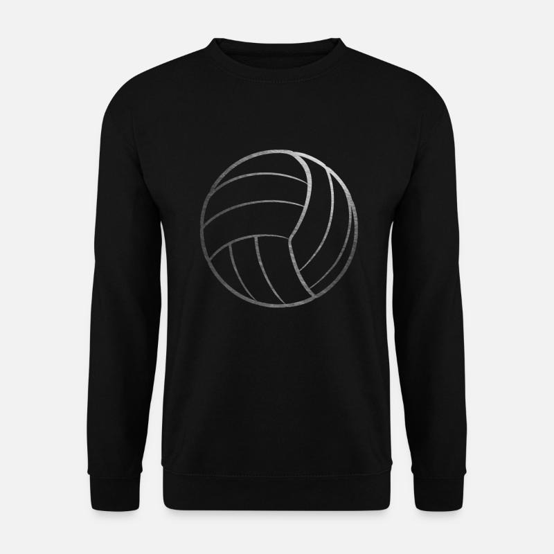 Volleyball - Sportlich - Unisex Pullover - Schwarz