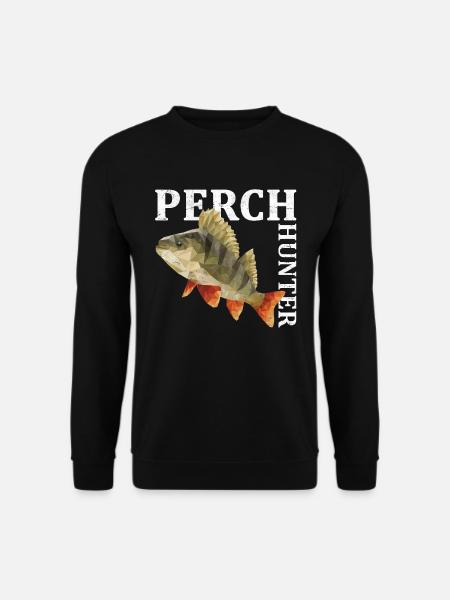 Perch fishing - Unisex Sweatshirt - black
