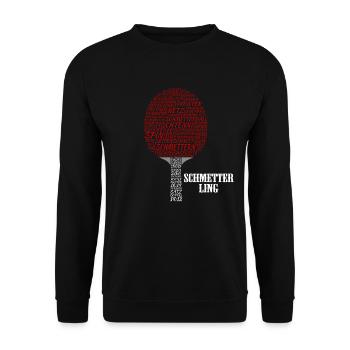 Tischtennis - Unisex Pullover - Schwarz - Vorne - Alina (178cm) & Michal (187cm)