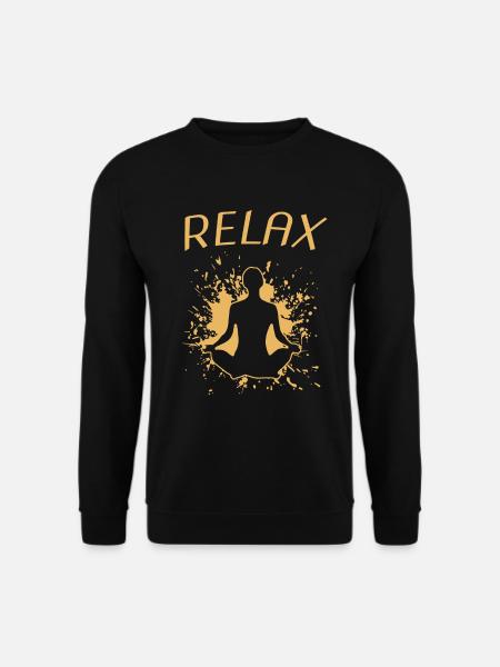 Relax Yoga Shalom - Unisex Pullover - Schwarz