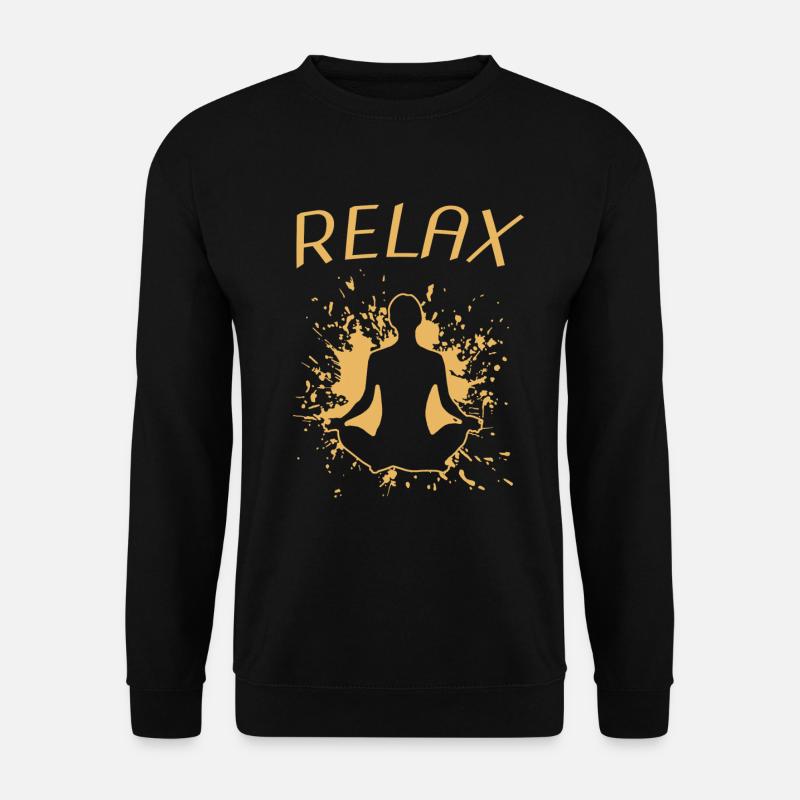 Relax Yoga Shalom - Unisex Pullover - Schwarz