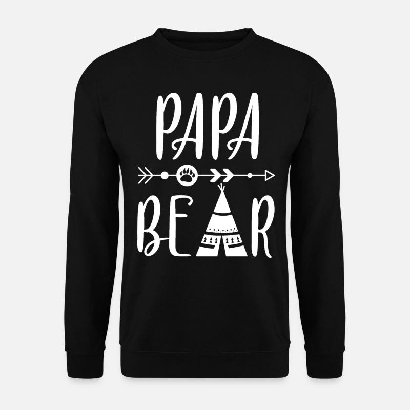 Papa Bear - Unisex Pullover - Schwarz