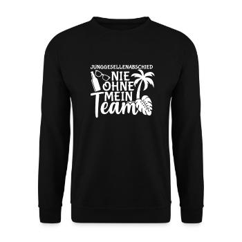 JGA - Unisex Pullover - Schwarz - Vorne - Alina (178cm) & Michal (187cm)