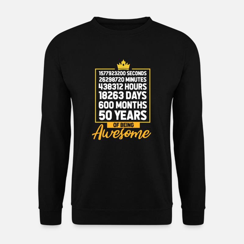 50. Geburtstag - Unisex Pullover - Schwarz