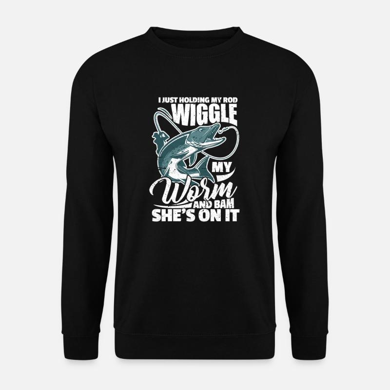 Cadeau de pêcheur pêcheur pêcheur - Sweat-shirt Unisexe - noir