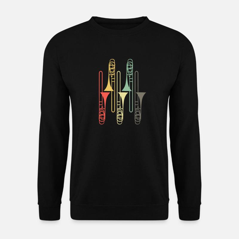Posaune - Unisex Pullover - Schwarz