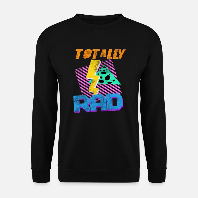80er Jahre - Unisex Pullover - Schwarz